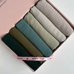 Solid Chiffon, Georgette Women Multicolor Faux Turtleneck Neck Cover, Scarf, Bluetooth Scarf, Fancy Scarf, Stole-image-3