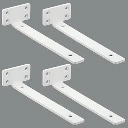 homestead decor Floating Brac- White 15.24 Shelf Bracket-picture-11