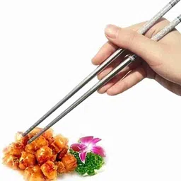 a k different Eating Stainless Steel Chinese Chopstick image 2