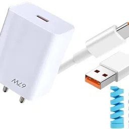 urcart Wall Charger Accessory Combo for 80W Realme Pad Mini LTE Quick Dash Flash Super Vooc-picture-37