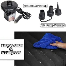 park+ Black_ Inflatable Car Bed for Travel - Comfortable & Easy Car Inflatable Bed image 4