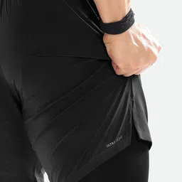 fuaark Solid Men Grey Sports Shorts image 5