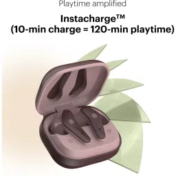 noise Buds VS102 Neo TWS Earbuds with Environmental Noise Cancellation (IPX5 Water Resistant, Instacharge, Deep Wine) image 5