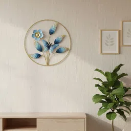 miraclecrafts American Lilly Flower Design Metal Wall Art 40 X 40 X 3 Home Decor_(F94) image 5