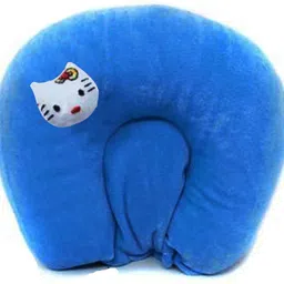 sharkkids Mustard Seeds Baby Pillow Pack of 1 Toons & Characters with Foam Cotton Cover U Shape for Head Shaping Baby 0 to 18 Months Kids image 1