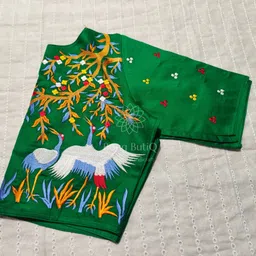 bong butiq Round Neck Women Blouse-picture-27