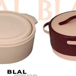 blal Plastic Thermoware Casserole Set | Insulated Hot Pot for Kitchen & Dining Pack of 2 Thermoware Casserole Set-picture-46