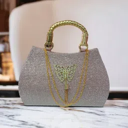 vinnie Party Pink, Gold Clutch-picture-19