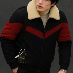 futse peno Men Colorblock Casual Jacket-picture-15