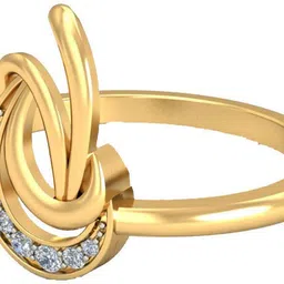 avsar AVR450 18kt Diamond Yellow Gold ring image 5