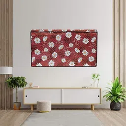 DADADEALS Dustproof Printed LED, LCD TV Cover32 inch | for 32 inch Thomson, KODAK, Sony, Samsang, Mi Led TV Cover- TV_ledcoverpink32 image 3