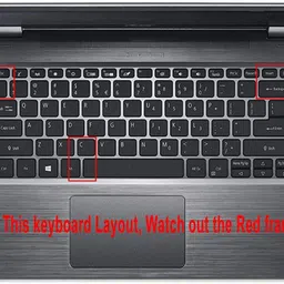 Saco Transparent,Clear skin Keyboard Cover for Acer Swift 5 SF514-51,52TP,53T,54T,55TA Keyboard Skin image 2