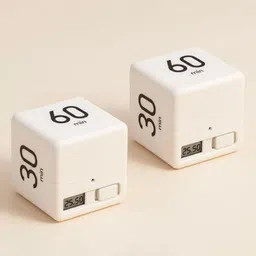 homehunt Digital White Clock image 1