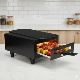 kgf 14 Inch 2000W Home Grill Oven with Stainless Steel Heating Element for Kitchen Electric Tandoor-picture-17