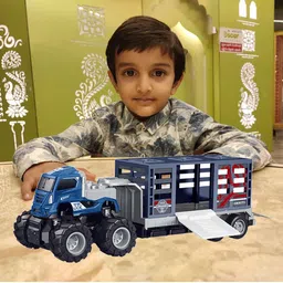 Monster Truck Toy For Kids Diecast Animal Transportation Toy Truck Big Truck-image-34