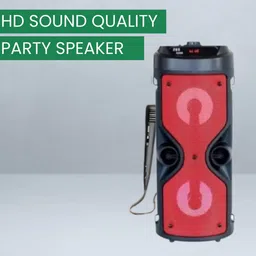 Clairbell 4210 (PORTABLE BLUETOOTH PARTY SPEAKER)With Karaoke Mic & High Quality SoundQ239 30 W Bluetooth Tower Speaker image 1