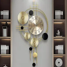 art house Analog 65 cm X 25 cm Wall Clock image 1