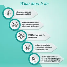 keya seth aromatherapy Intense Repair Shampoo, For Dry Damaged Hair- Softens, Nourishes & strengthens Hair with Pro -Vitamin B5 & Geranium Oil. image 5