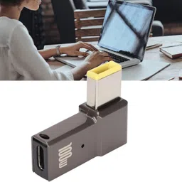Tobo Type C Female to Slim Tip Adapter, 100W 5A USB C Female Power PD TD-1263CC 100 W Adapter image 3
