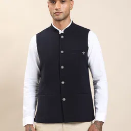 turtle Self Design Men Waistcoat-picture-15