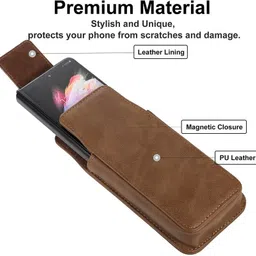 realtech Pouch for Samsung Galaxy Z Fold6 5G / Z Fold5 5G / Z Fold4 5G / Z Fold3 5G / Z Fold2 5G image 5