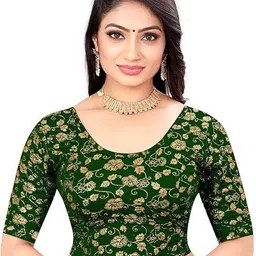 priyanka traders Round Neck Women Blouse-picture-20