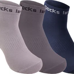 socksland Men Solid Ankle Length image 1