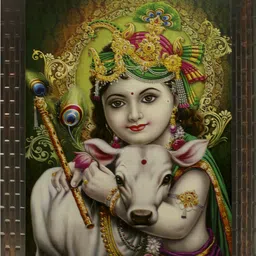 indianara BAL KRISHNA (1895) Digital Reprint 13 inch x 10.2 inch Painting-picture-15