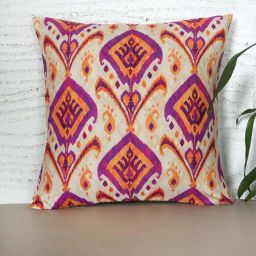 Multicolor Poly Cotton Abstract 16x16 inches Cushion Covers (1pc) by Zeba-picture-2
