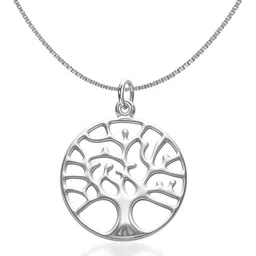 highspark 925 Silver Tree Of Life Pendant With Chain Silver Pendant-picture-19