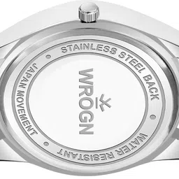 wrogn Big Dial Analog Watch - For Men WR-6602-Black image 5
