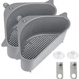 Kitchen Sink Drain Basket Storage Dish Rack Organizer Sink Shelf Collapsible Colander-image-33