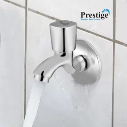 prestige Dixy Bib Cock With Flange Chrome Plated Bathroom Kitchen Tap Faucet Bib Tap Faucet image 2