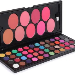 huda crush Everything Eyeshadow Palette with Brush – Shimmer & Matte Shades for Women 233 g image 2