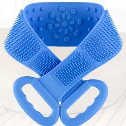 mamaenterprises Double Sided Silicone Body Bath Belt/Exfoliating Shower Scrubber BeltX1.1297-picture-23