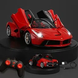 nickspool 1:16 RC Racing Car – Fast Remote Control Sports Car with LED & Openable Doors-picture-28