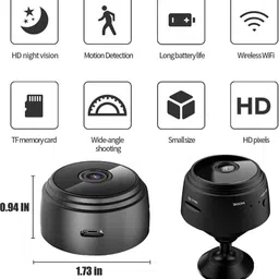 SKY HUB Magnetic Hidden Spy Camera WiFi 1080P Nanny Cam Audio Video Stream Security Camera image 2