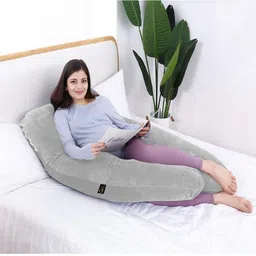 crazy world Microfibre Solid Pregnancy Pillow Pack of 1 image 4