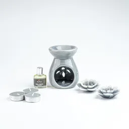auradecor Diffuser Gift Set with 3 Tealight, 2 Floating & Aroma Candle image 3