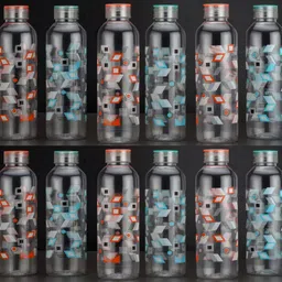 fpboi Water bottle set for Fridge, Office, Sports, School, Gym, Yoga 1000 ml Bottle-picture-28