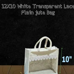 sunesh creation Gift Hamper Bag with Front Transparent window Grocery Bag image 2