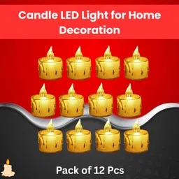 LED Candle Diya, Electric Flameless Crystal Candle Light For Home DecorationQ295 Candle-image-55