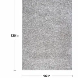 Beige Polyester Shaggy 10' x 8' Hand tufted Carpet By Kaleen India image 4