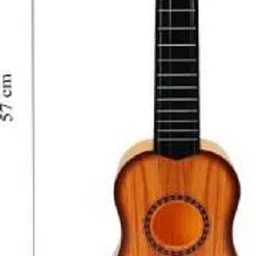 mayank & company 4 strings acoustic guitar for kids (Brown) image 2