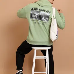 highlander Men Full Sleeve Printed Hooded Sweatshirt image 3