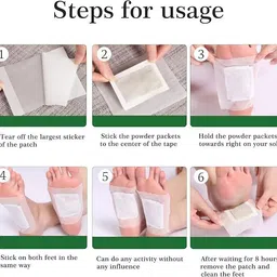 annu Herbal Detox Foot Patch for Toxin Removal, Pain & Stress Relief (20 Patches) image 4