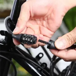 Cycle 4 Digit Lock High Security Anti-Thief Bicycle Bike Password Cable Lock Bicycle Lock-image-21