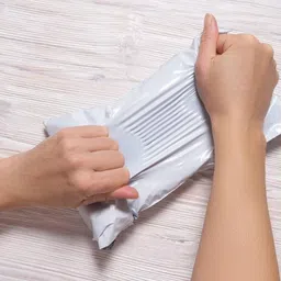 isha packaging Tamper Proof Courier Bags With POD | Waterproof Poly Security Bag image 3