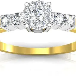 avsar Kanika 14kt Cubic Zirconia Yellow Gold ring-picture-18