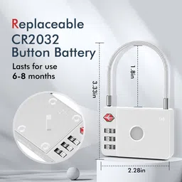 ifynd MiLi Smart Anti-Loss - TSA Certified Trackable Luggage Lock, Apple Users Only, Location Smart Tracker image 2